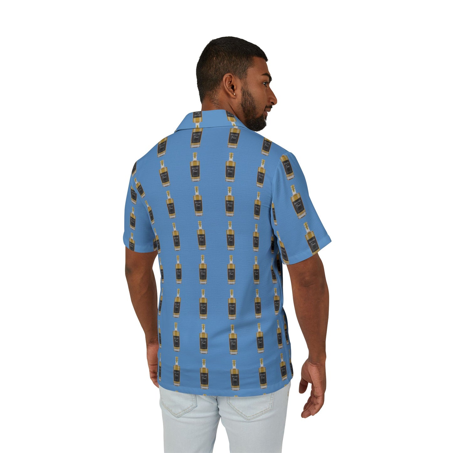 Men's Feni Camp Shirt, Casual Summer Shirt, Vacation Wear, Beach Shirt, Eco-friendly Fashion