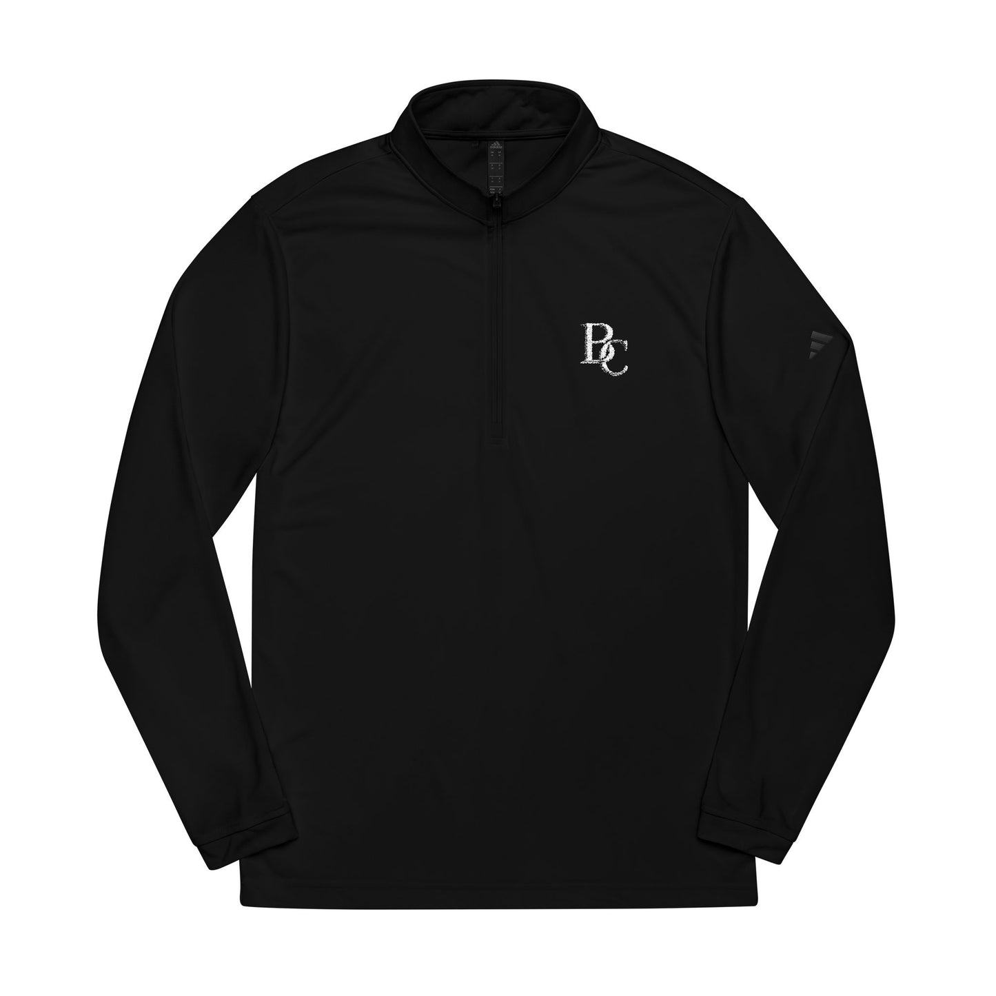 BC x Adidas Embroidered Quarter-Zip Pullover for Athletes | Cozy Sportswear, Casual Layering, Outdoor Activities, Gift for Him, Personalized Embroidery