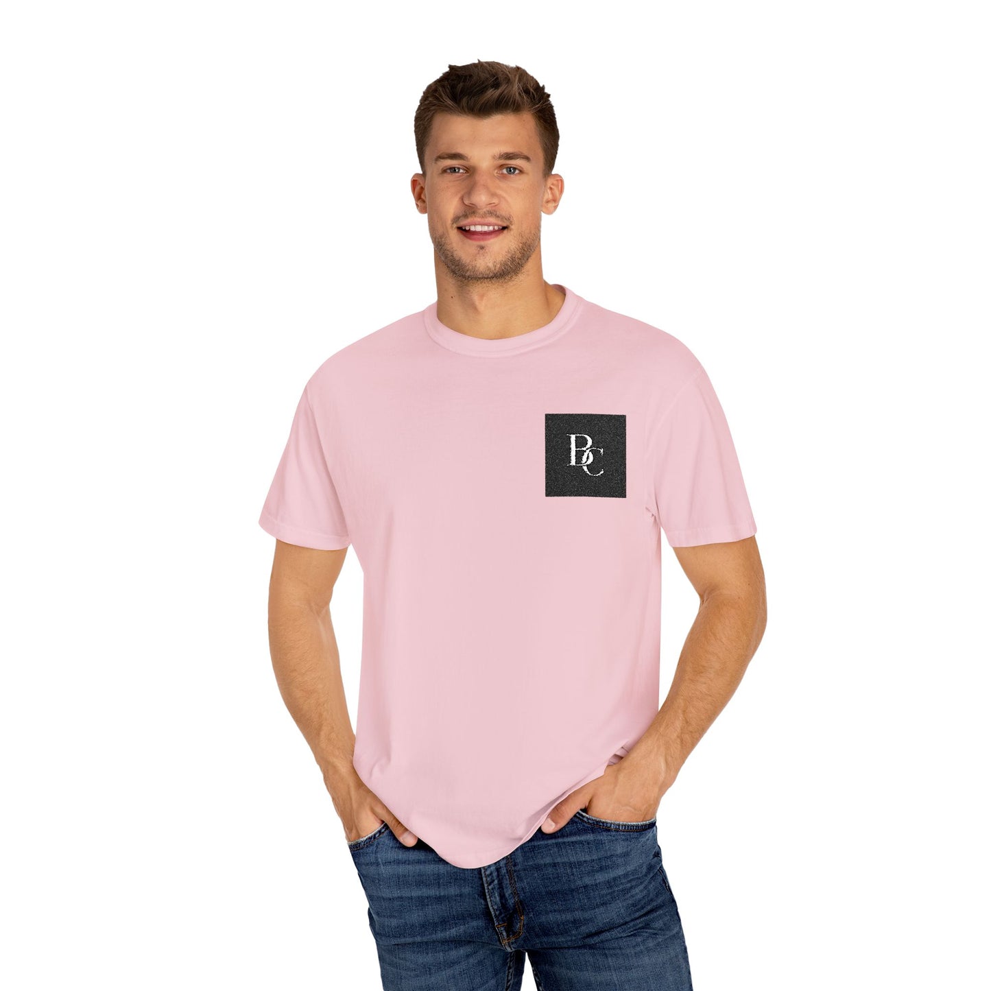 Monogram T-shirt - Simple and Classy Unisex Garment-Dyed Tee