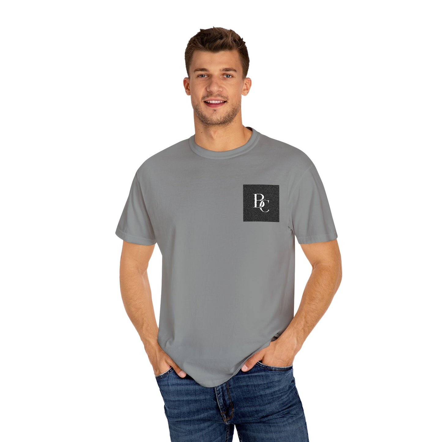 Monogram T-shirt - Simple and Classy Unisex Garment-Dyed Tee