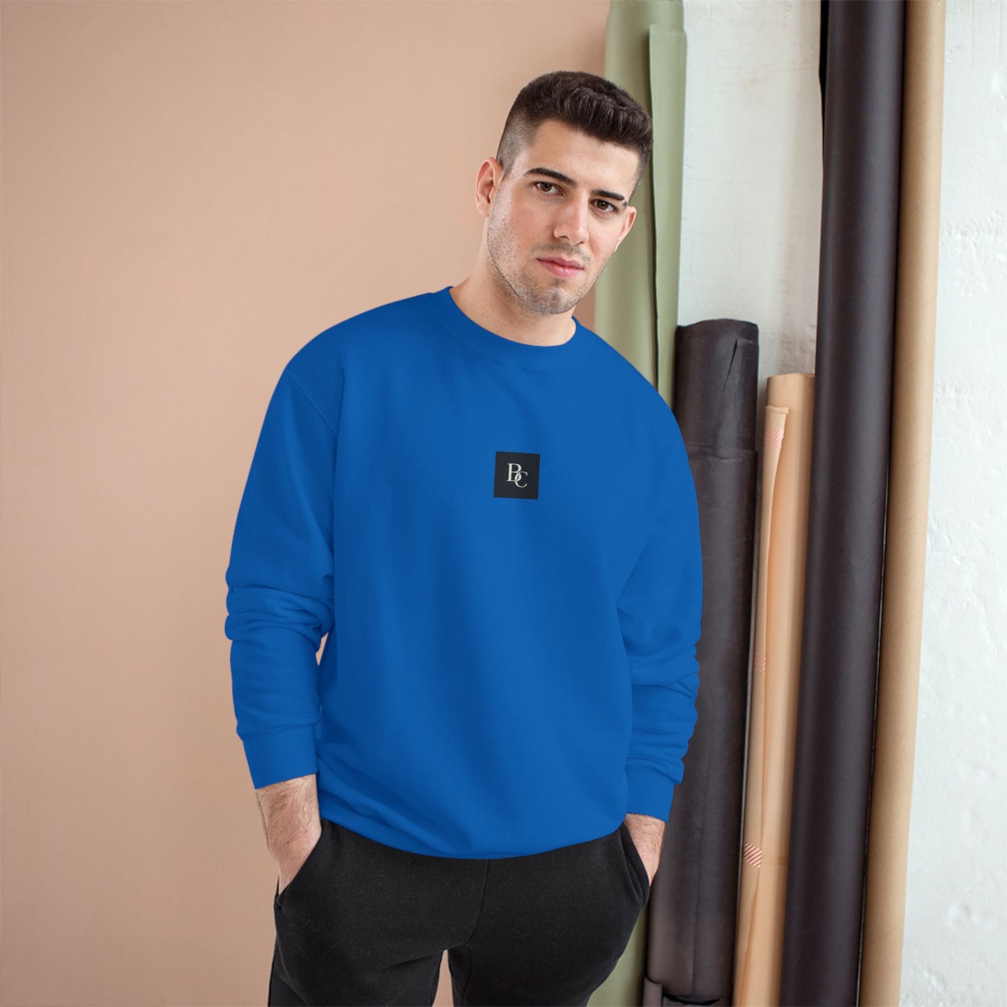 BC x Champion Sweatshirt | Cozy, Casual Apparel for Everyday Wear, Gift for Birthdays, Holidays, or Athletes | Trendy Unisex Fashion