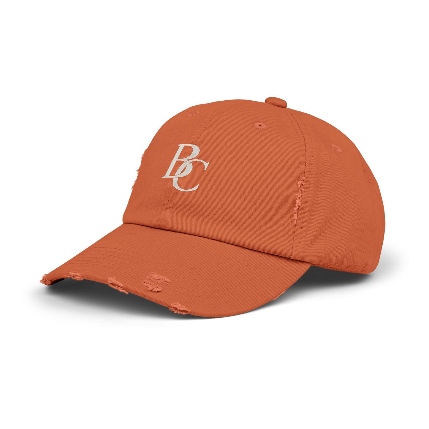 Unisex BC Distressed Cap with Custom Logo, Casual Hat for Everyday Wear, Perfect Gift for All Occasions, Trendy & Stylish Headwear