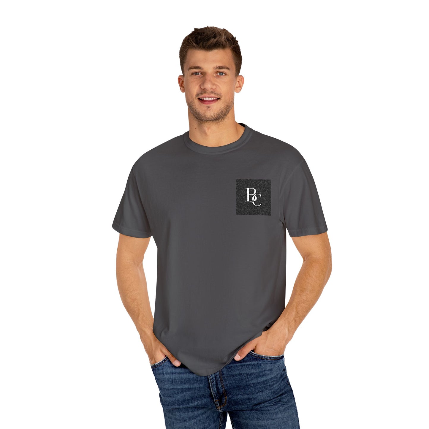Monogram T-shirt - Simple and Classy Unisex Garment-Dyed Tee