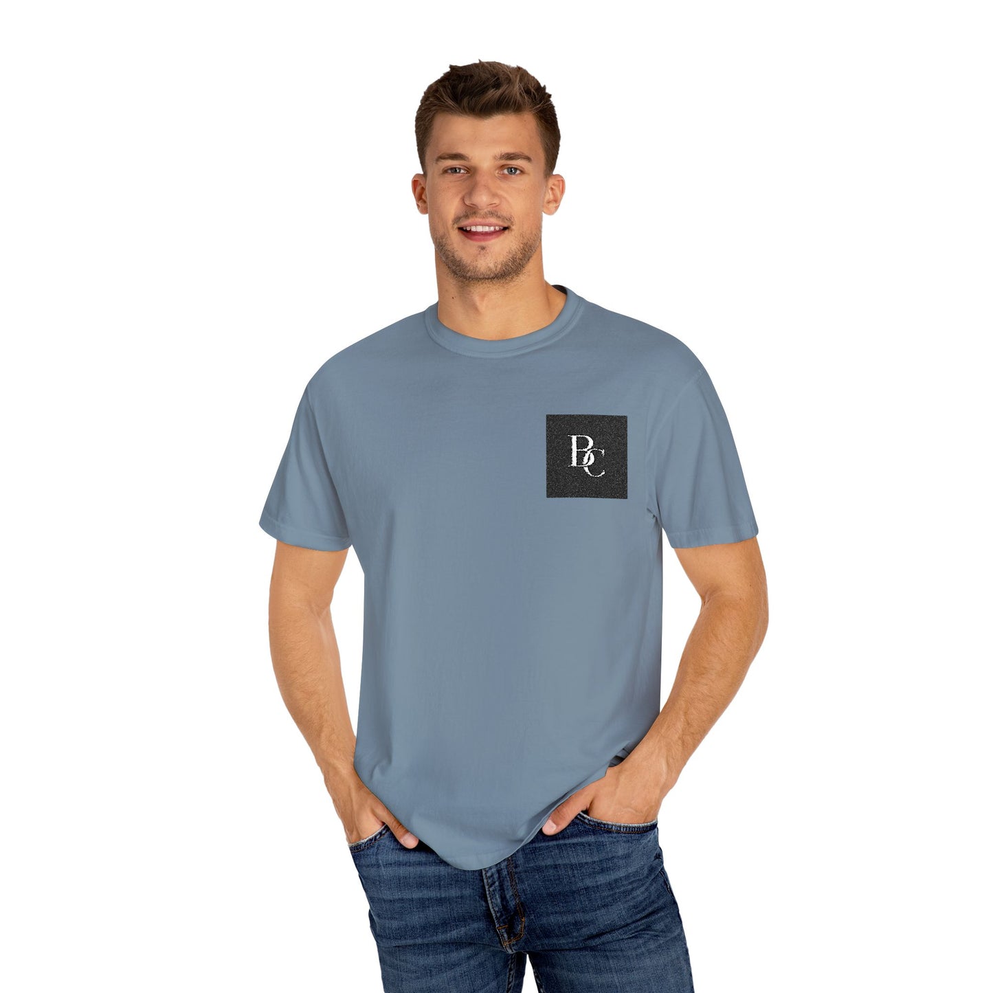 Monogram T-shirt - Simple and Classy Unisex Garment-Dyed Tee