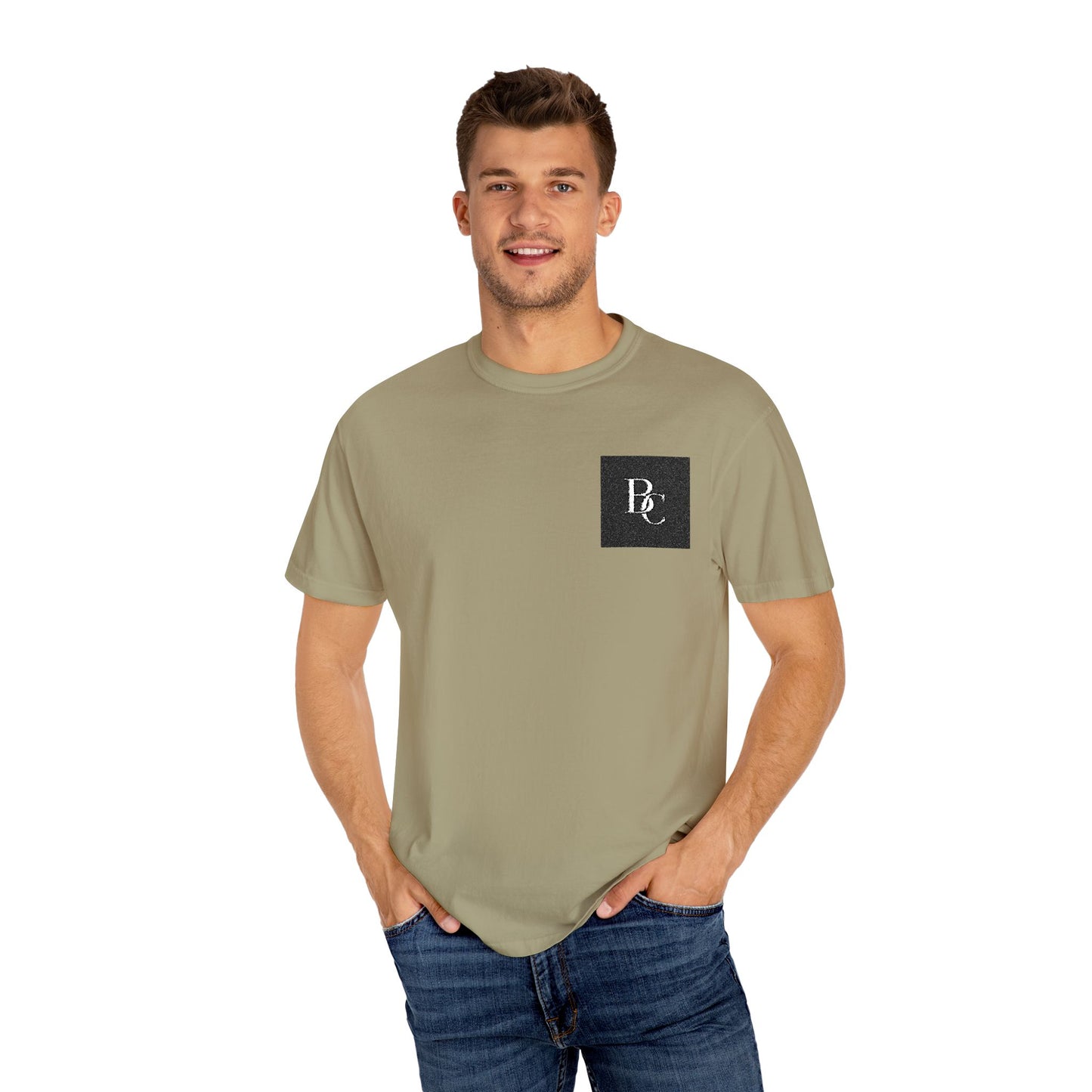Monogram T-shirt - Simple and Classy Unisex Garment-Dyed Tee