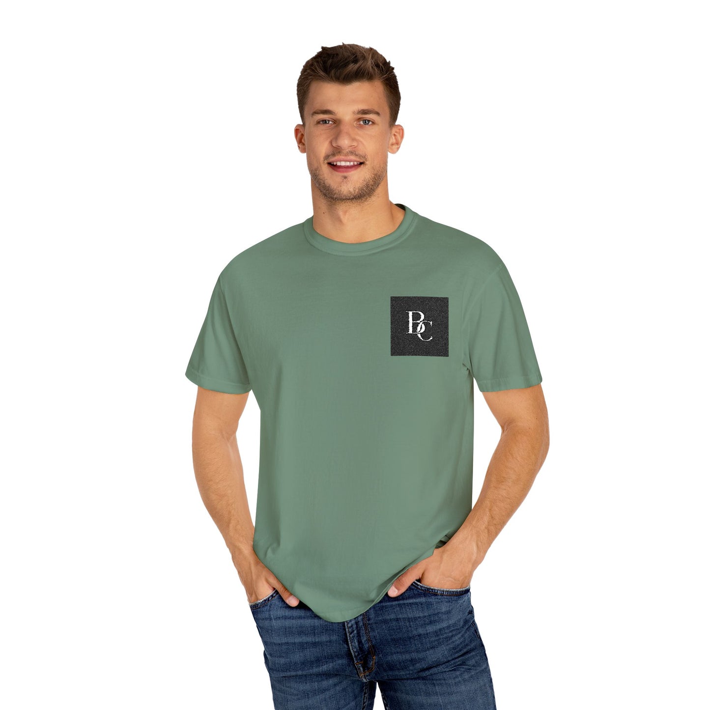 Monogram T-shirt - Simple and Classy Unisex Garment-Dyed Tee