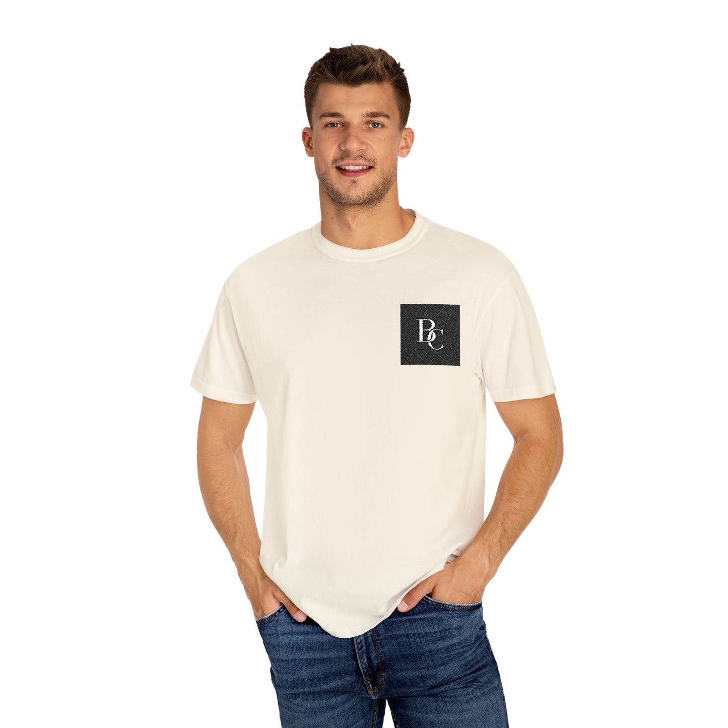 Monogram T-shirt - Simple and Classy Unisex Garment-Dyed Tee