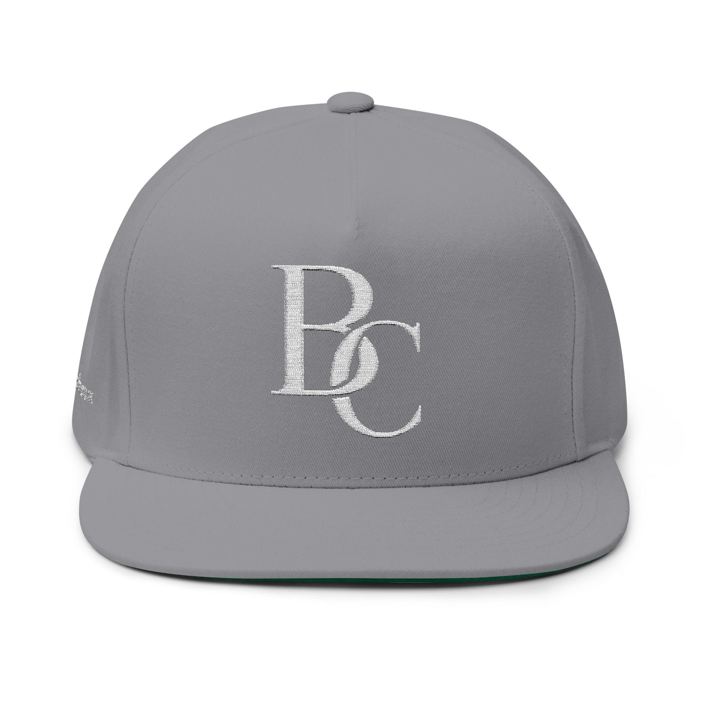 BC Stylish Embroidered Flat Bill Cap | Cool Headwear for Sports, Daily Wear, Gifts, Casual Style, Outdoor Activities