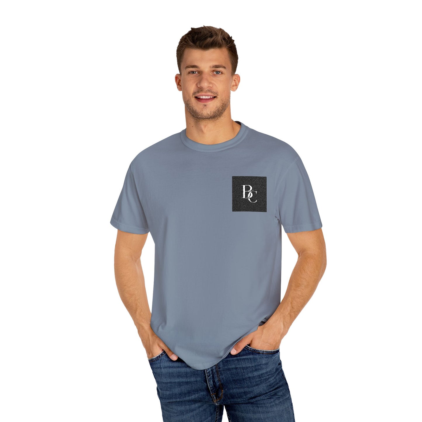 Monogram T-shirt - Simple and Classy Unisex Garment-Dyed Tee