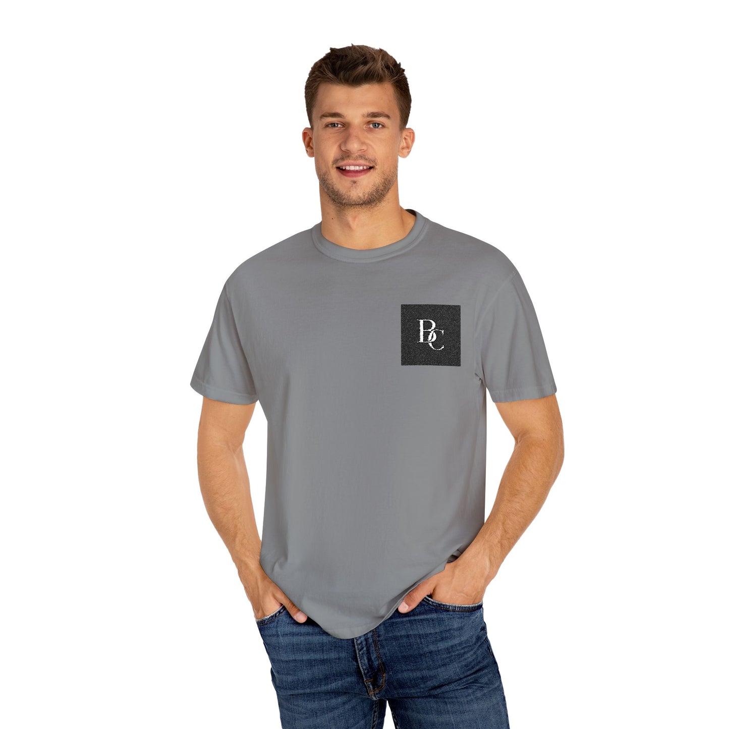 Monogram T-shirt - Simple and Classy Unisex Garment-Dyed Tee