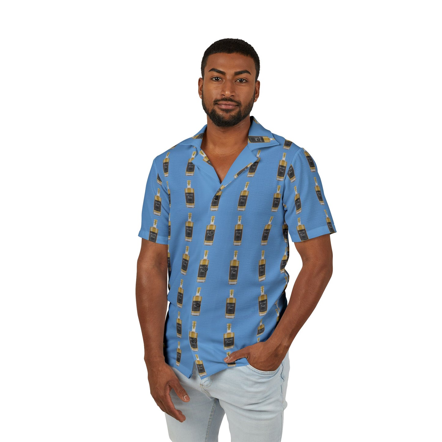 Men's Feni Camp Shirt, Casual Summer Shirt, Vacation Wear, Beach Shirt, Eco-friendly Fashion