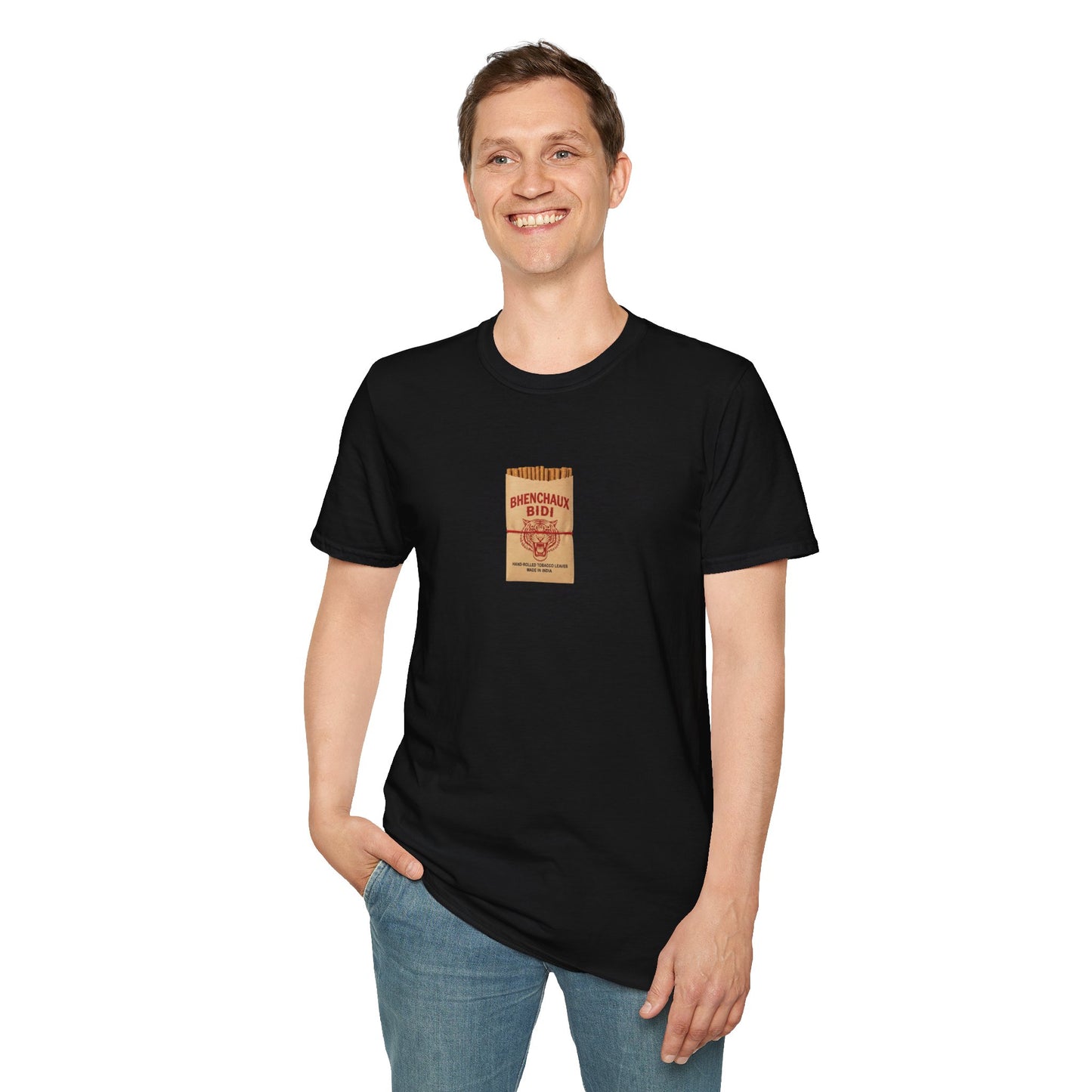Bidi-Inspired Unisex Softstyle T-Shirt | Casual Wear, Relaxed Fit, Summer Style