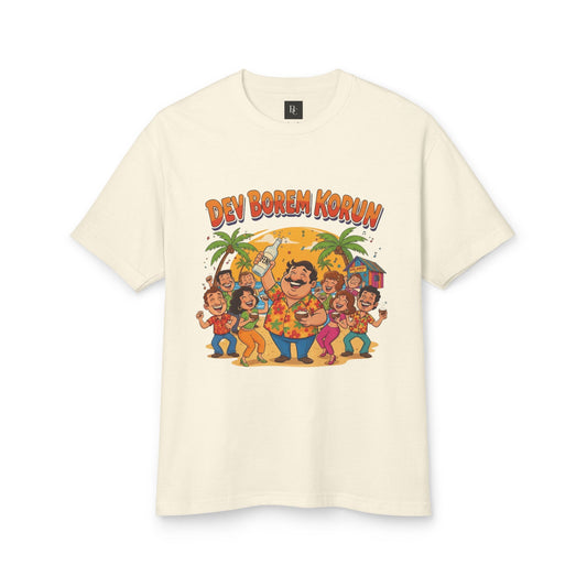 Dev Borem Korun T-Shirt, Unisex Summer Tee, Casual Beachwear, Fun Family Vacation Shirt, Unique Gift for Holidays