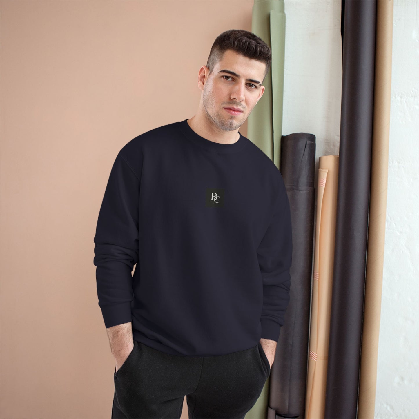 BC x Champion Sweatshirt | Cozy, Casual Apparel for Everyday Wear, Gift for Birthdays, Holidays, or Athletes | Trendy Unisex Fashion