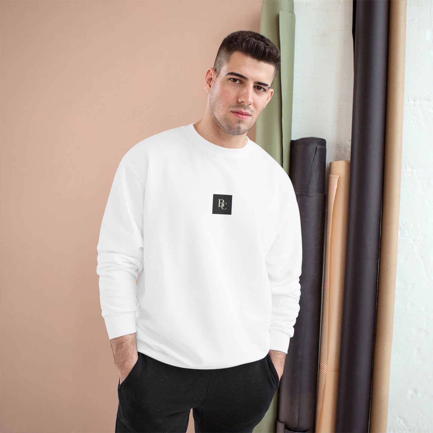 BC x Champion Sweatshirt | Cozy, Casual Apparel for Everyday Wear, Gift for Birthdays, Holidays, or Athletes | Trendy Unisex Fashion