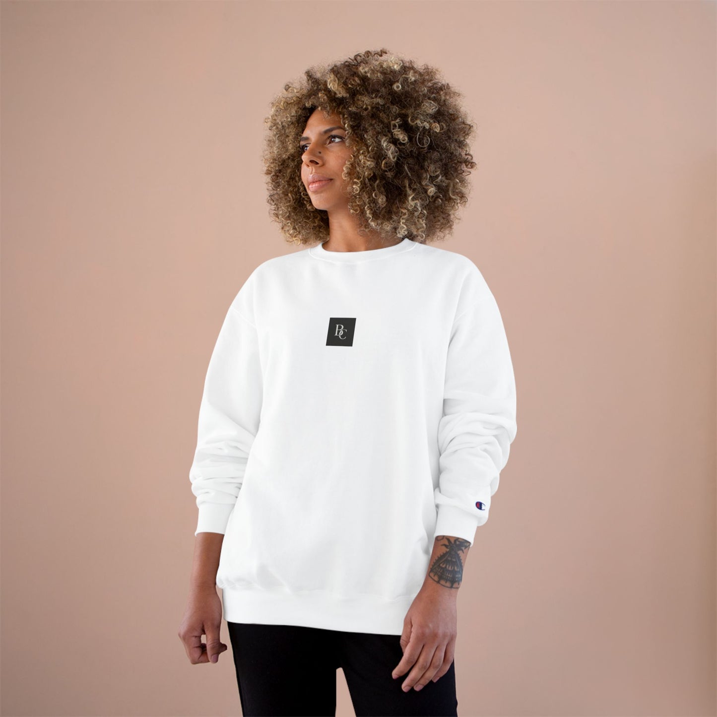 BC x Champion Sweatshirt | Cozy, Casual Apparel for Everyday Wear, Gift for Birthdays, Holidays, or Athletes | Trendy Unisex Fashion
