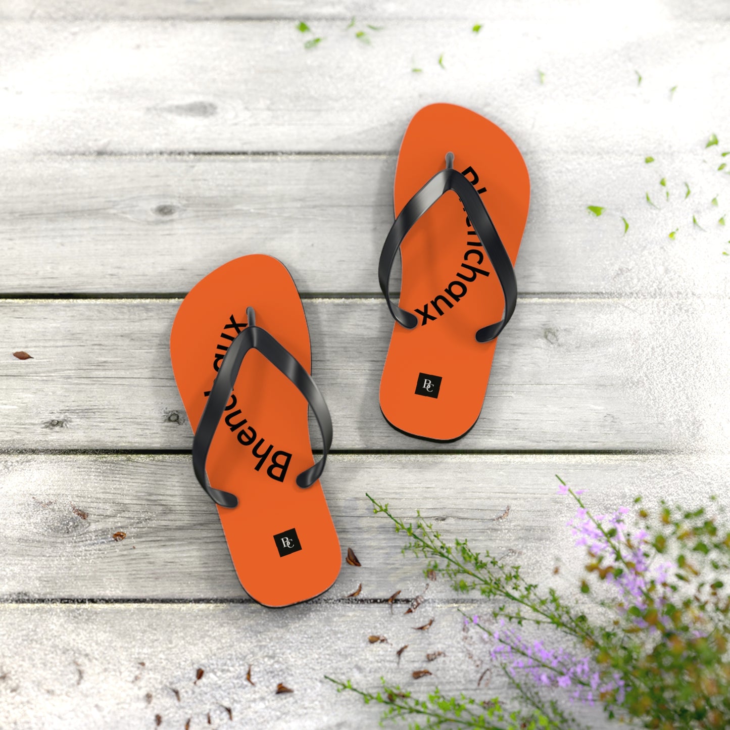 BC Vibrant Flip Flops, Beach Sandals, Summer Footwear, Vacation Essentials, Fun Casuals