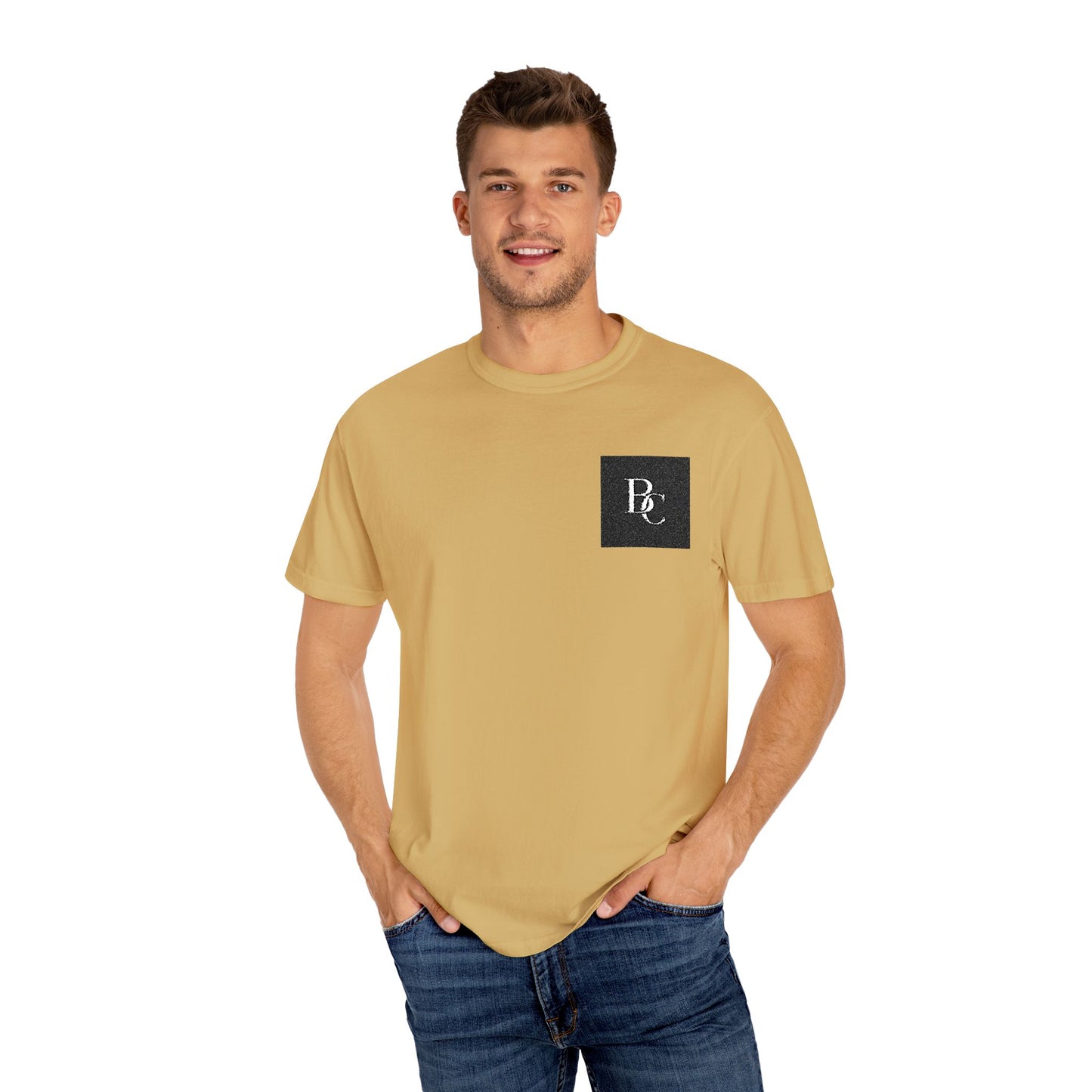 Monogram T-shirt - Simple and Classy Unisex Garment-Dyed Tee