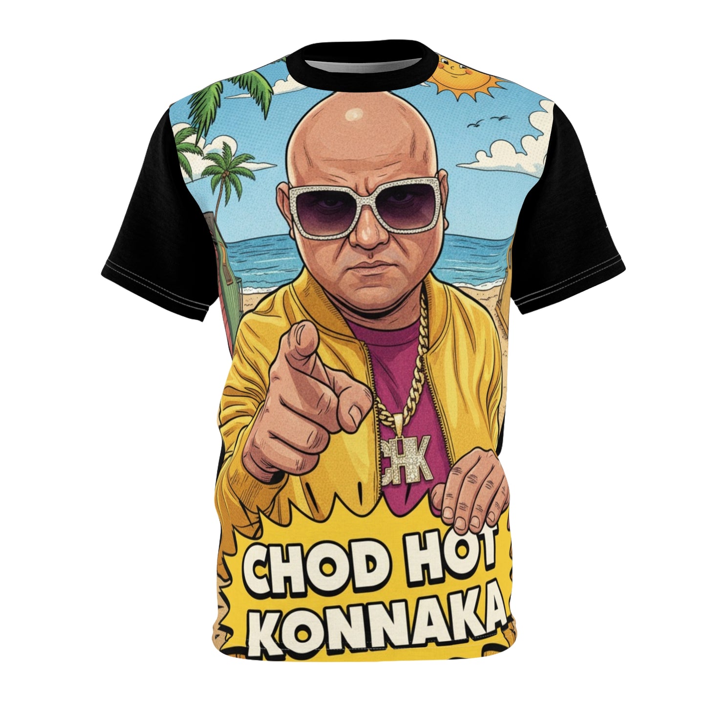 Tee - Colorful 'Chod Hot Konnaka' Quote Inspired Design