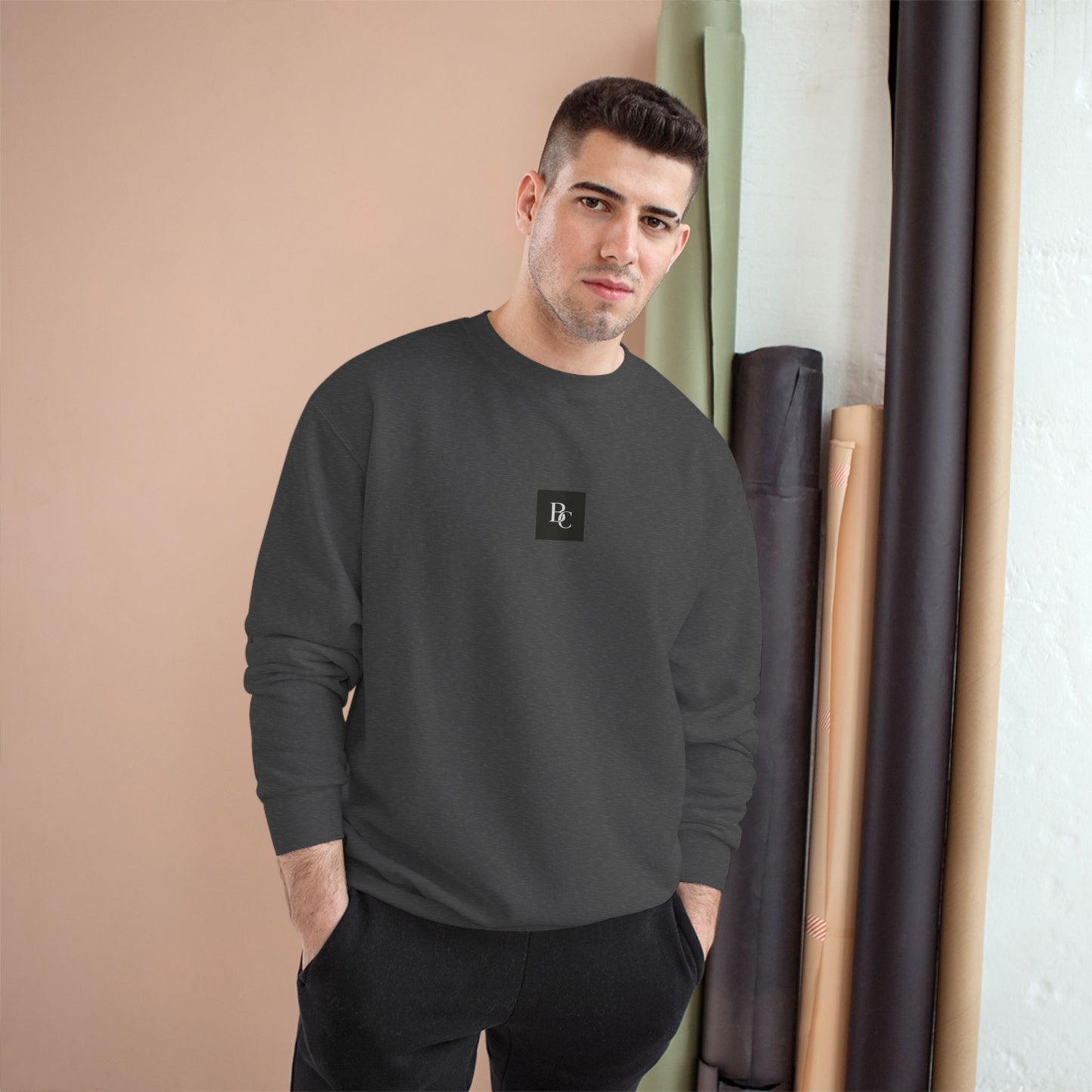 BC x Champion Sweatshirt | Cozy, Casual Apparel for Everyday Wear, Gift for Birthdays, Holidays, or Athletes | Trendy Unisex Fashion