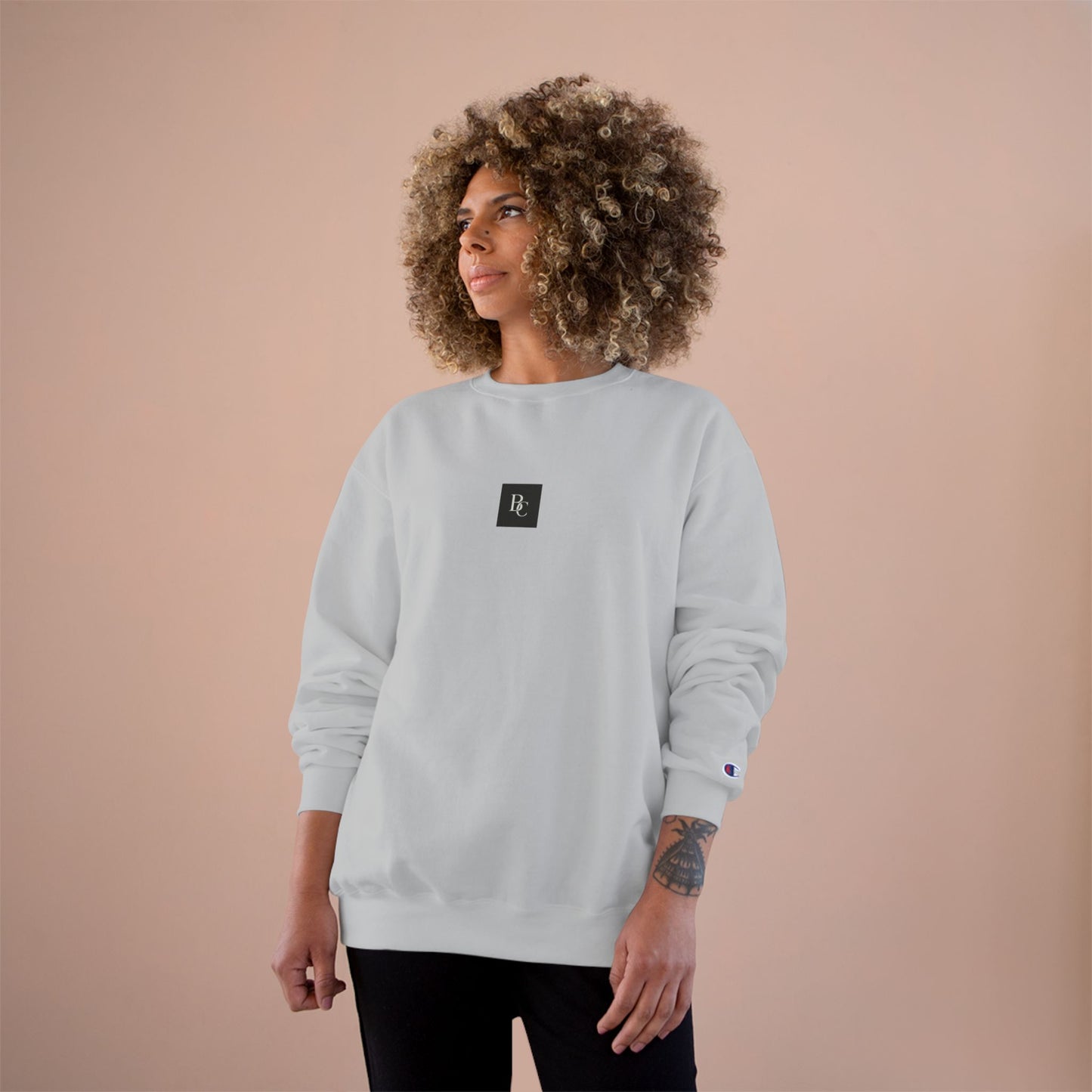 BC x Champion Sweatshirt | Cozy, Casual Apparel for Everyday Wear, Gift for Birthdays, Holidays, or Athletes | Trendy Unisex Fashion