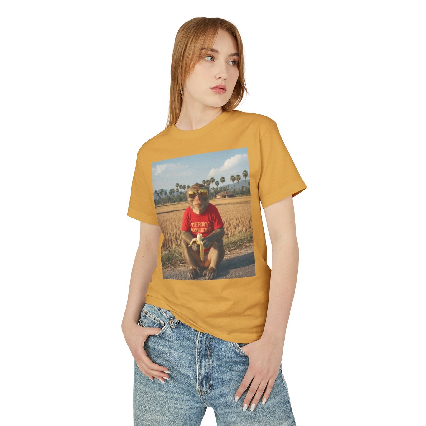 Terry Monkey T-Shirt for Subtle Rebellion - Unisex Tee