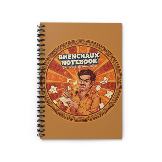 Vintage-inspired BC Spiral Notebook for Creative Minds, Ideal for Journaling, Sketching, Gift for Writers, Students, Artists