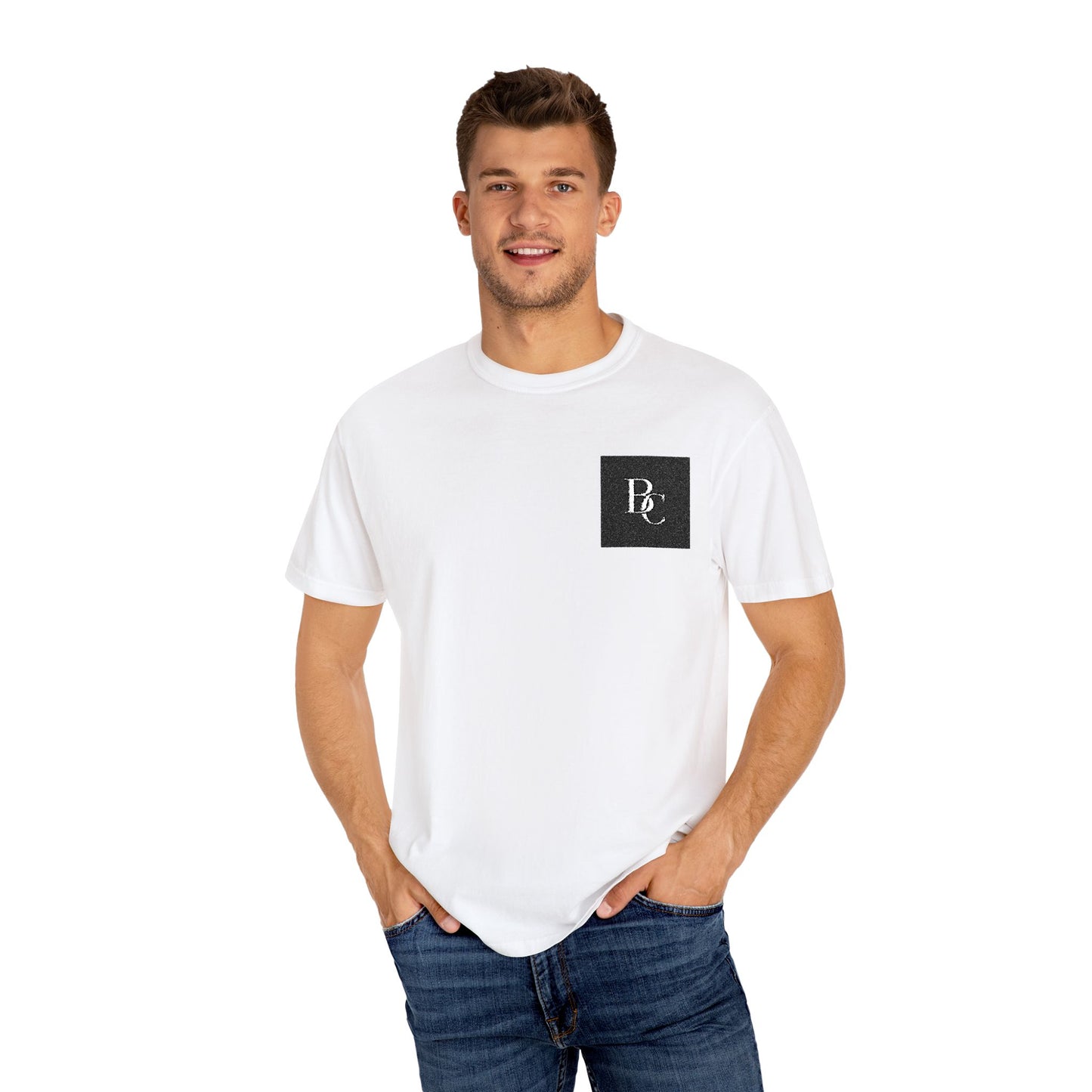 Monogram T-shirt - Simple and Classy Unisex Garment-Dyed Tee
