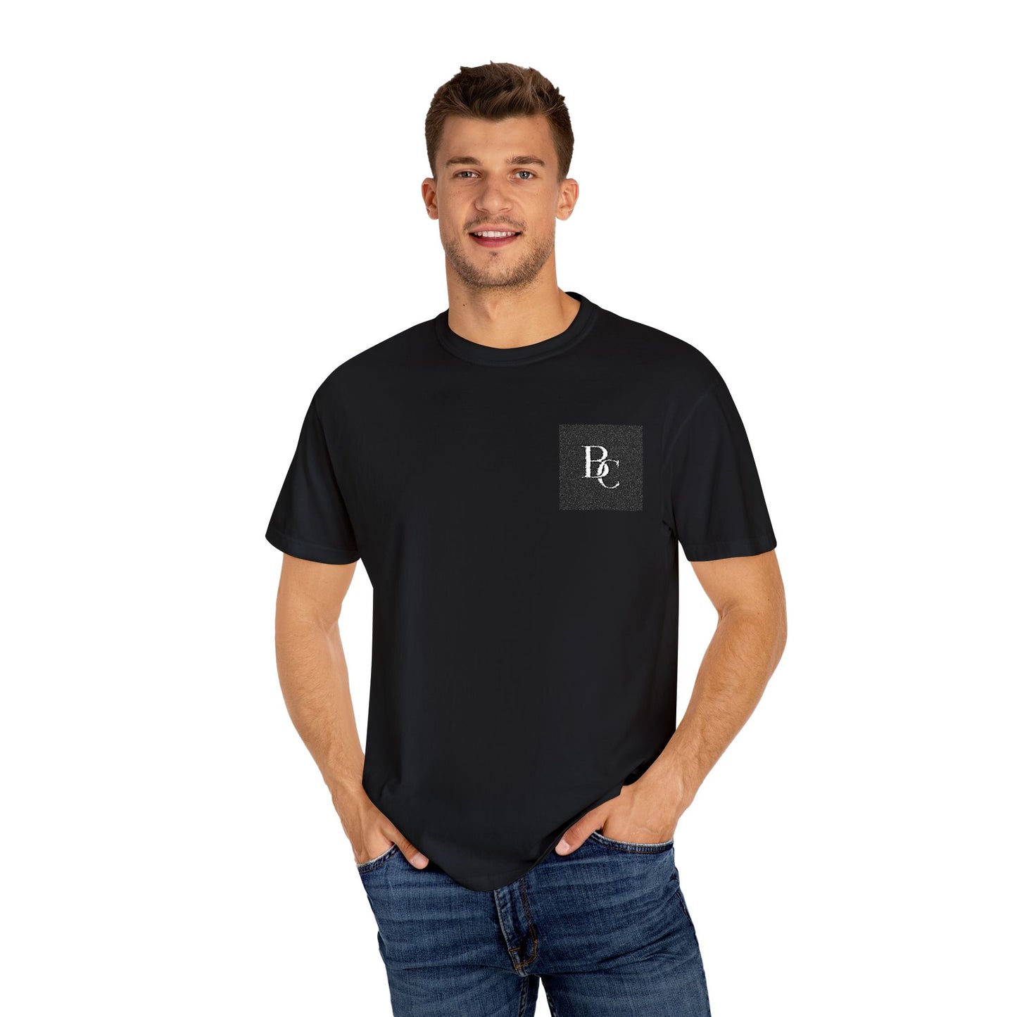 Monogram T-shirt - Simple and Classy Unisex Garment-Dyed Tee