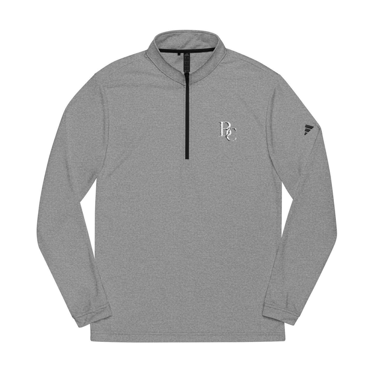 BC x Adidas Embroidered Quarter-Zip Pullover for Athletes | Cozy Sportswear, Casual Layering, Outdoor Activities, Gift for Him, Personalized Embroidery