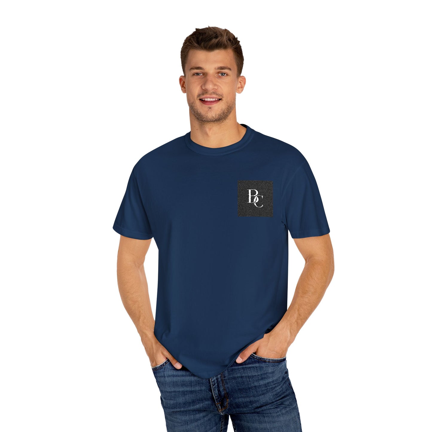 Monogram T-shirt - Simple and Classy Unisex Garment-Dyed Tee