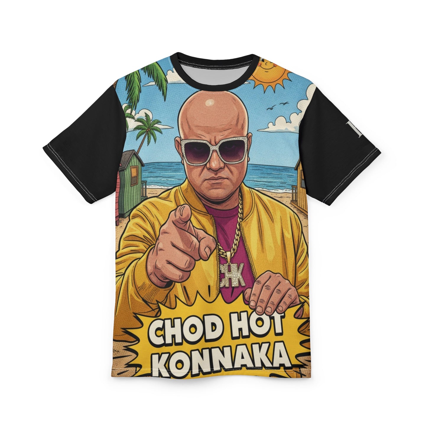 Tee - Colorful 'Chod Hot Konnaka' Quote Inspired Design