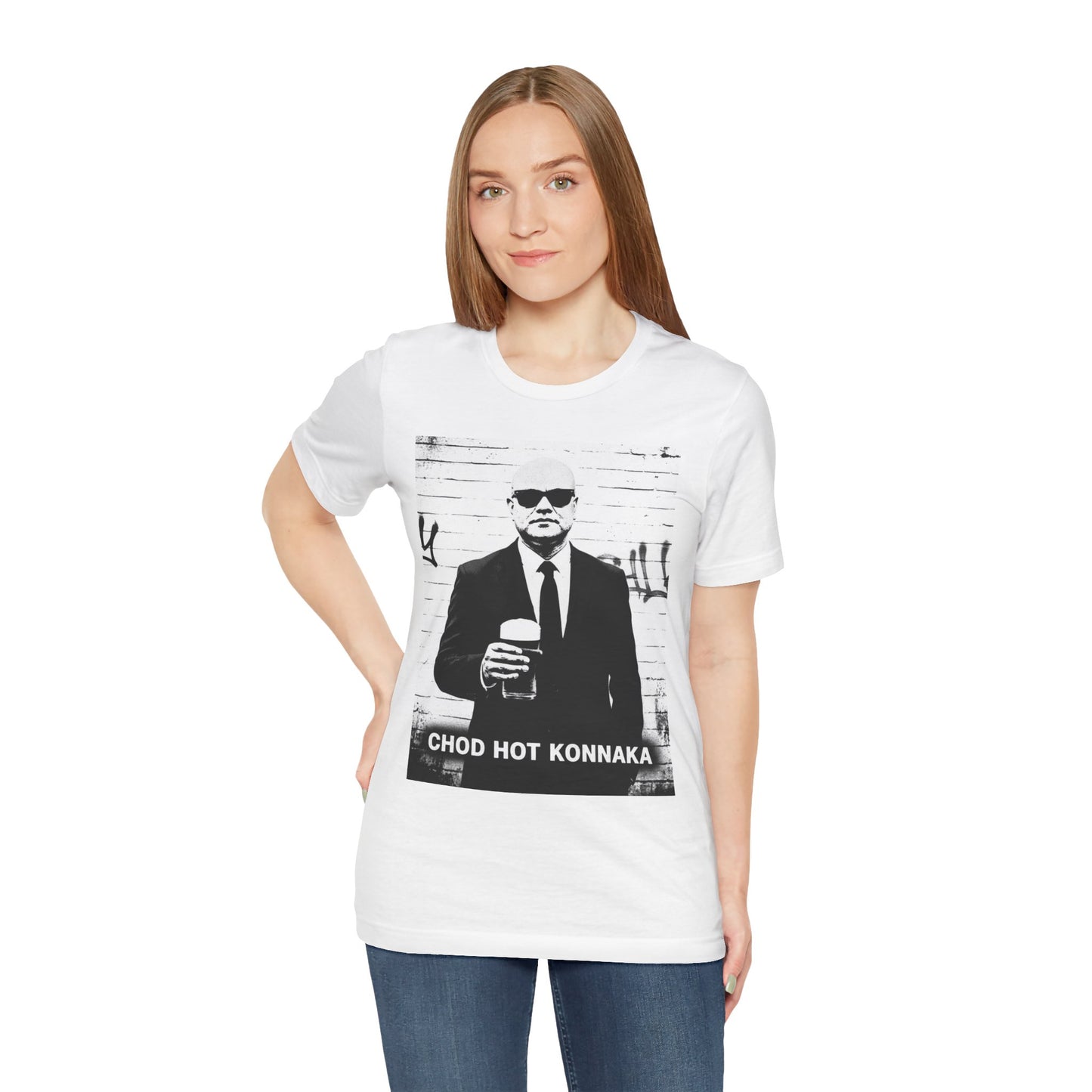 Graphic Tee - Goan Artist 'Chod Hot Konnaka' Banksy Style