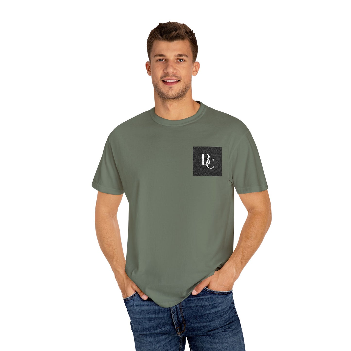 Monogram T-shirt - Simple and Classy Unisex Garment-Dyed Tee