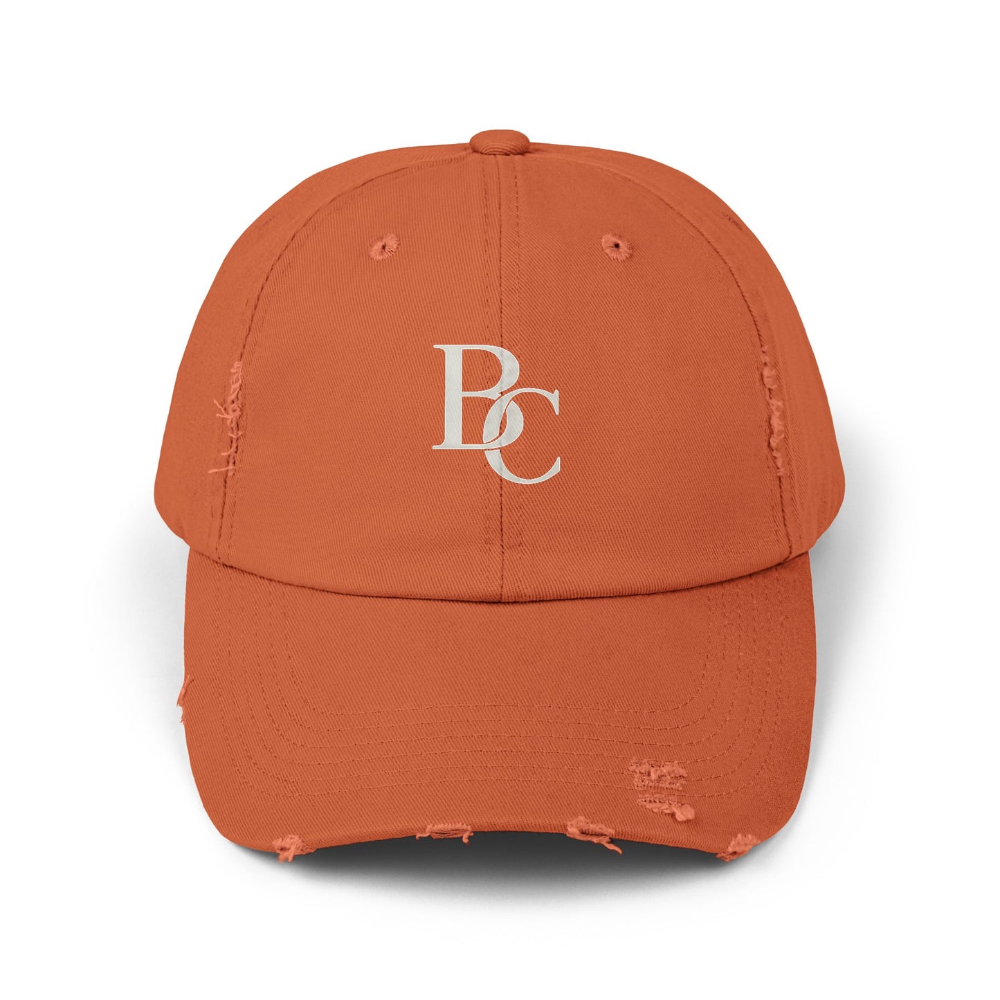 Unisex BC Distressed Cap with Custom Logo, Casual Hat for Everyday Wear, Perfect Gift for All Occasions, Trendy & Stylish Headwear